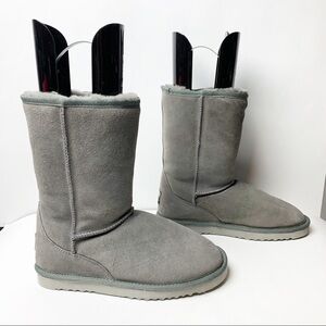 Cloud 9 Gray Suede Boots